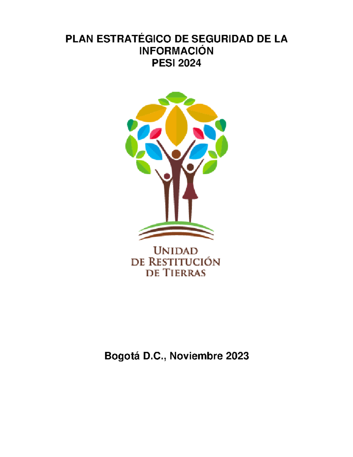 Plan de seguridad y privacidad de la Información 2024 - PLAN ...