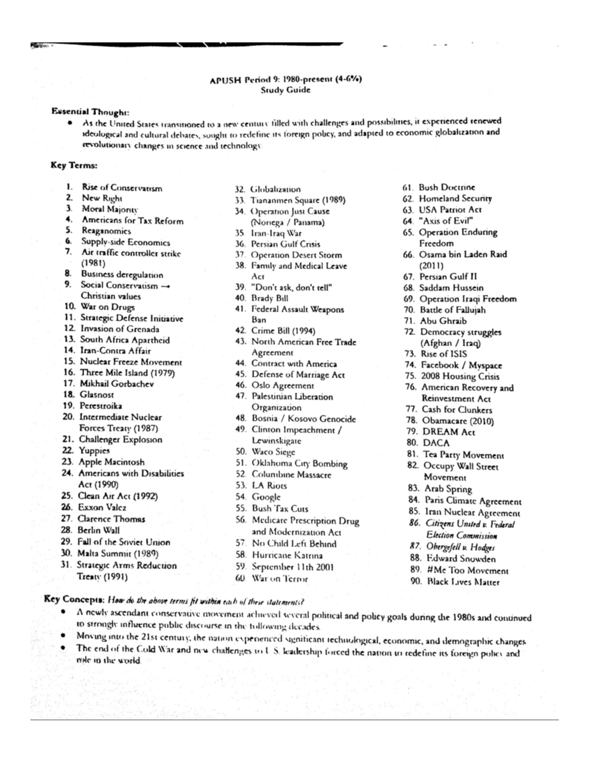 Apush Period 9 Progress Check Mcq - kwda530