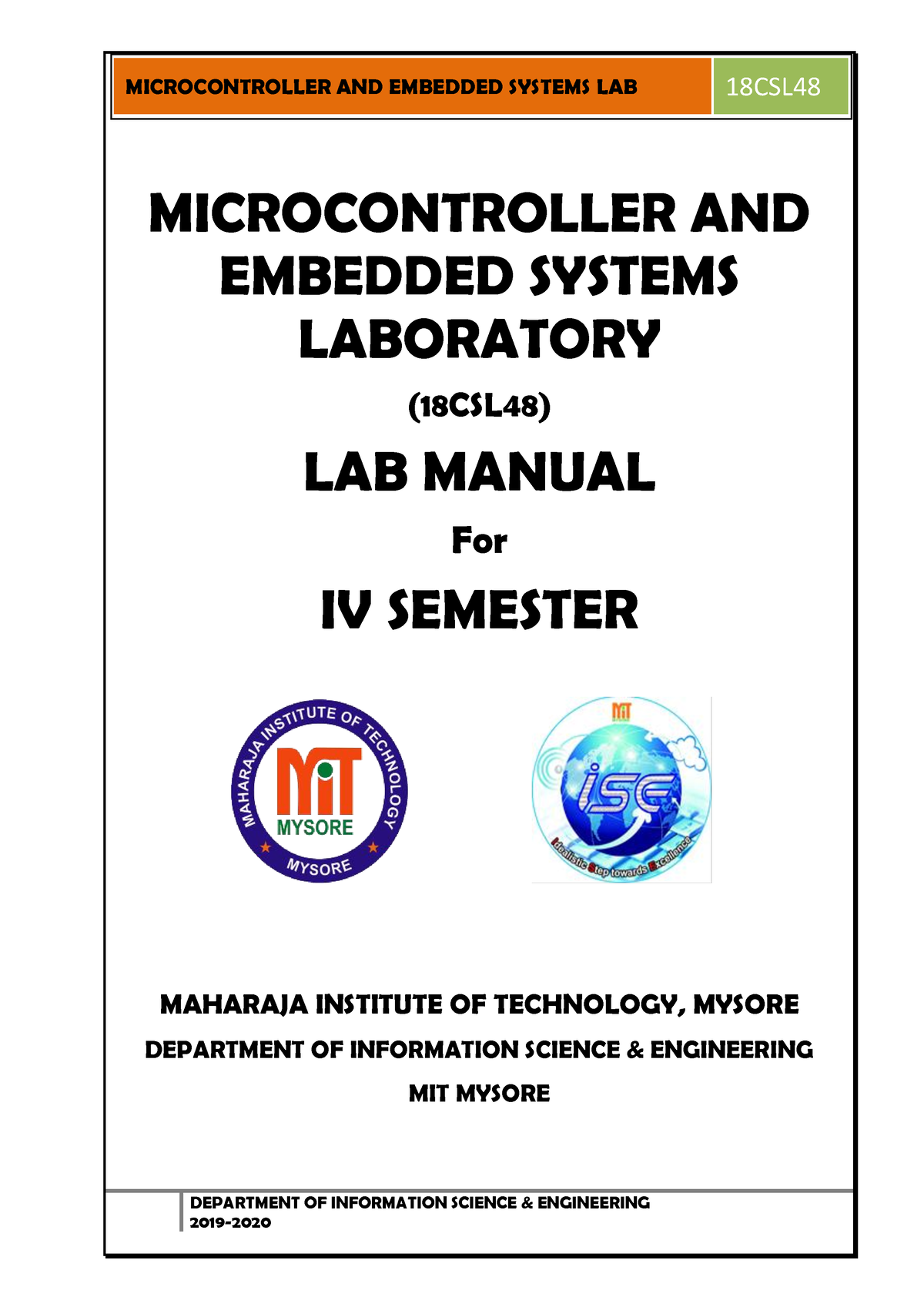 MES-lab-manual - DEPARTMENT OF INFORMATION SCIENCE & ENGINEERING ...