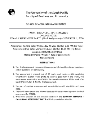 EC202 Exam - EC 202: Intermediate Microeconomics Faculty Of Business ...