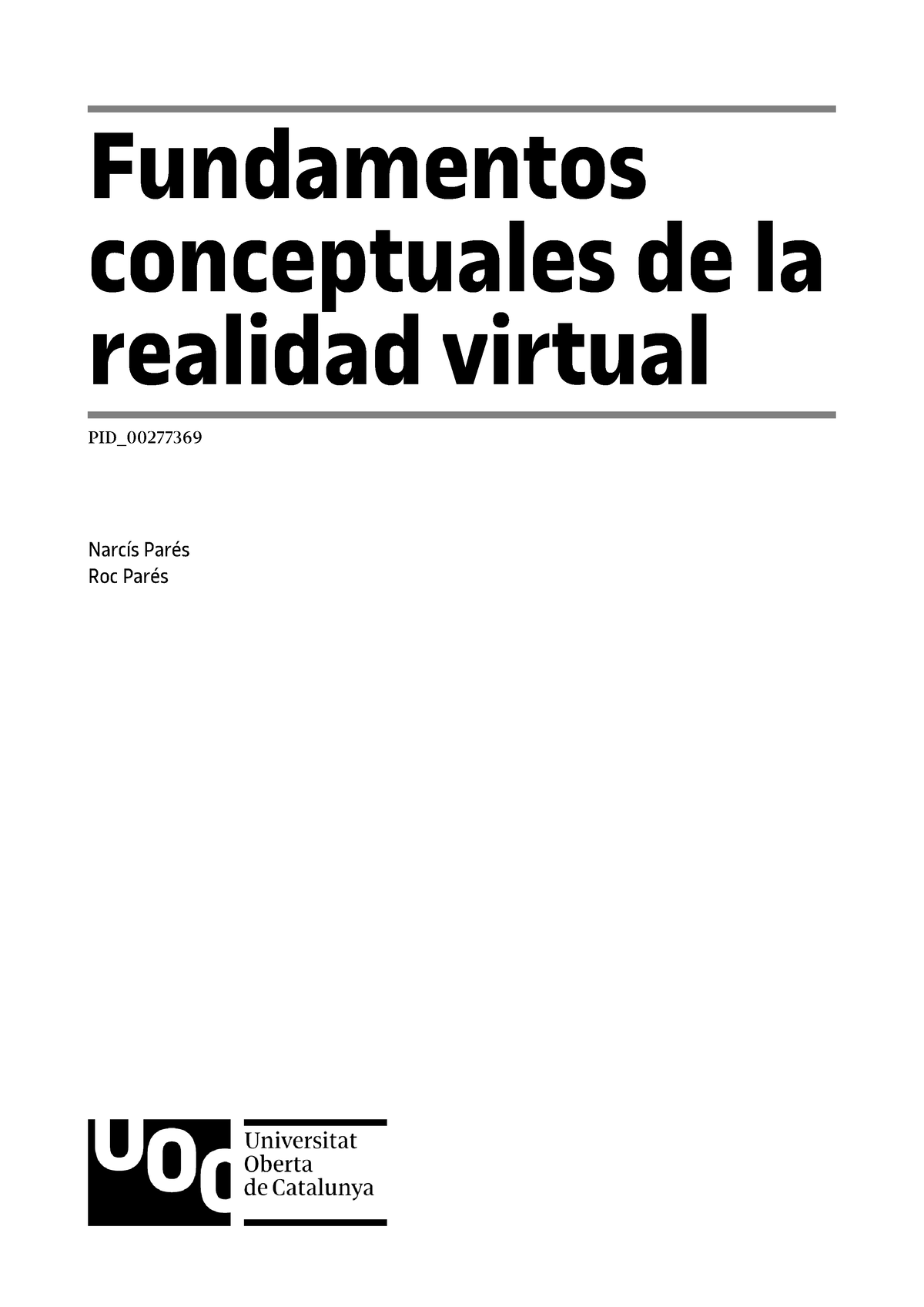 M4 Fundamentos Conceptuales De La Realidad Virtual - Fundamentos ...