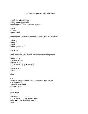 cs301 assignment 2 solution 2023