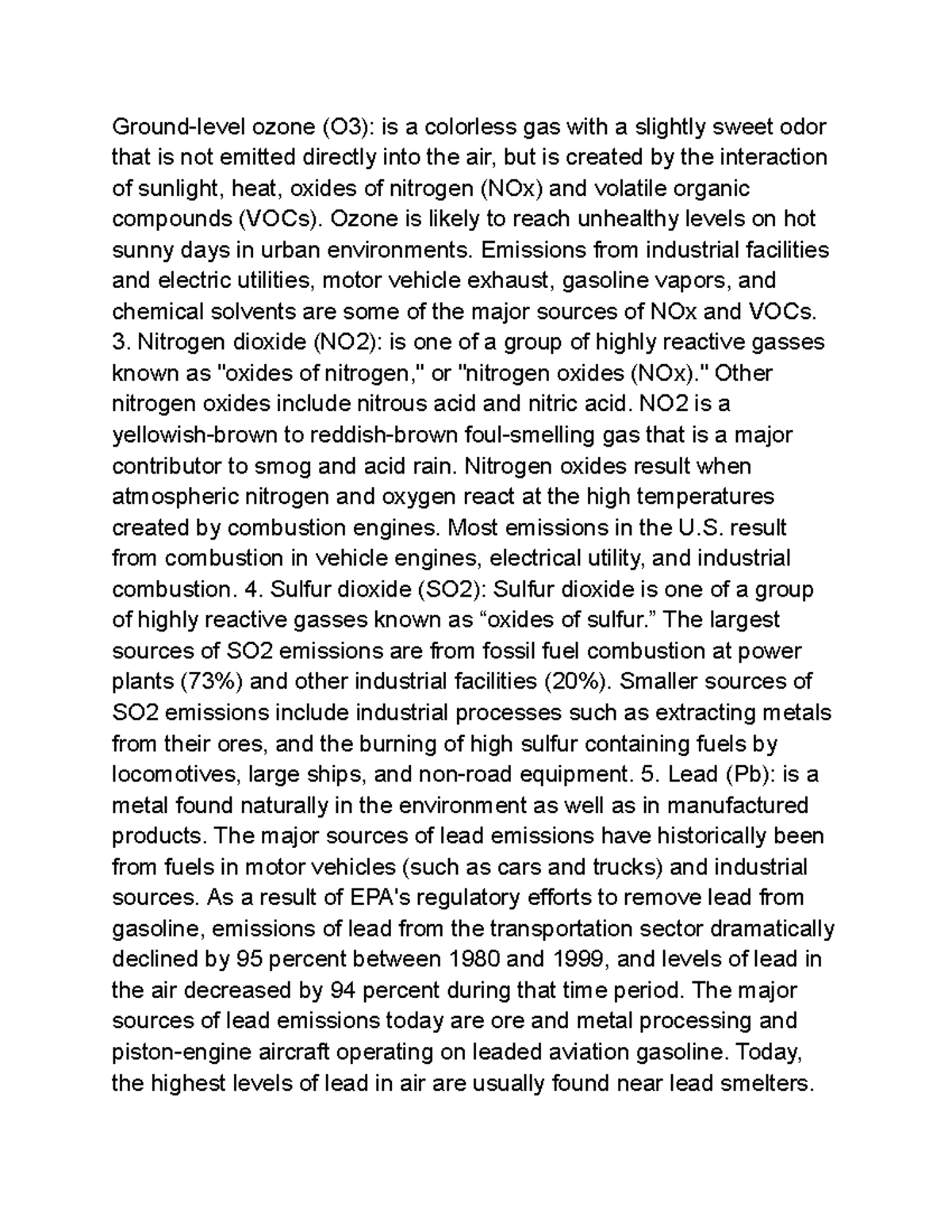 Untitled document - 2023-04-14T073615 - Ground-level ozone (O3): is a ...