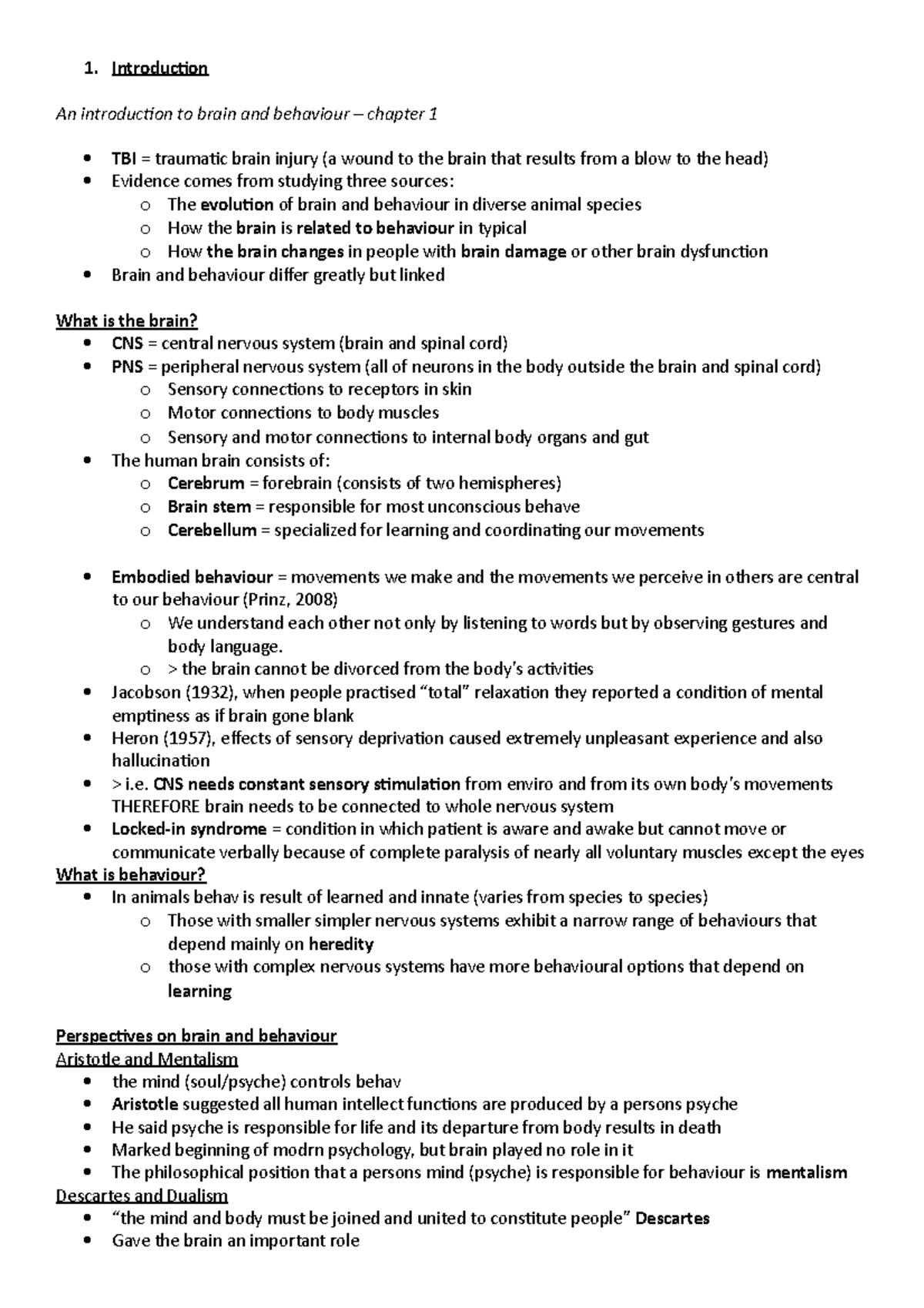 1. Introduction (reading) - 1. Introduction An introduction to brain ...