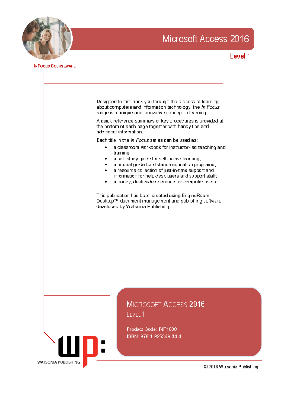 INF1630 - Microsoft Access 2016 - Level 1 (copy student) - Microsoft ...