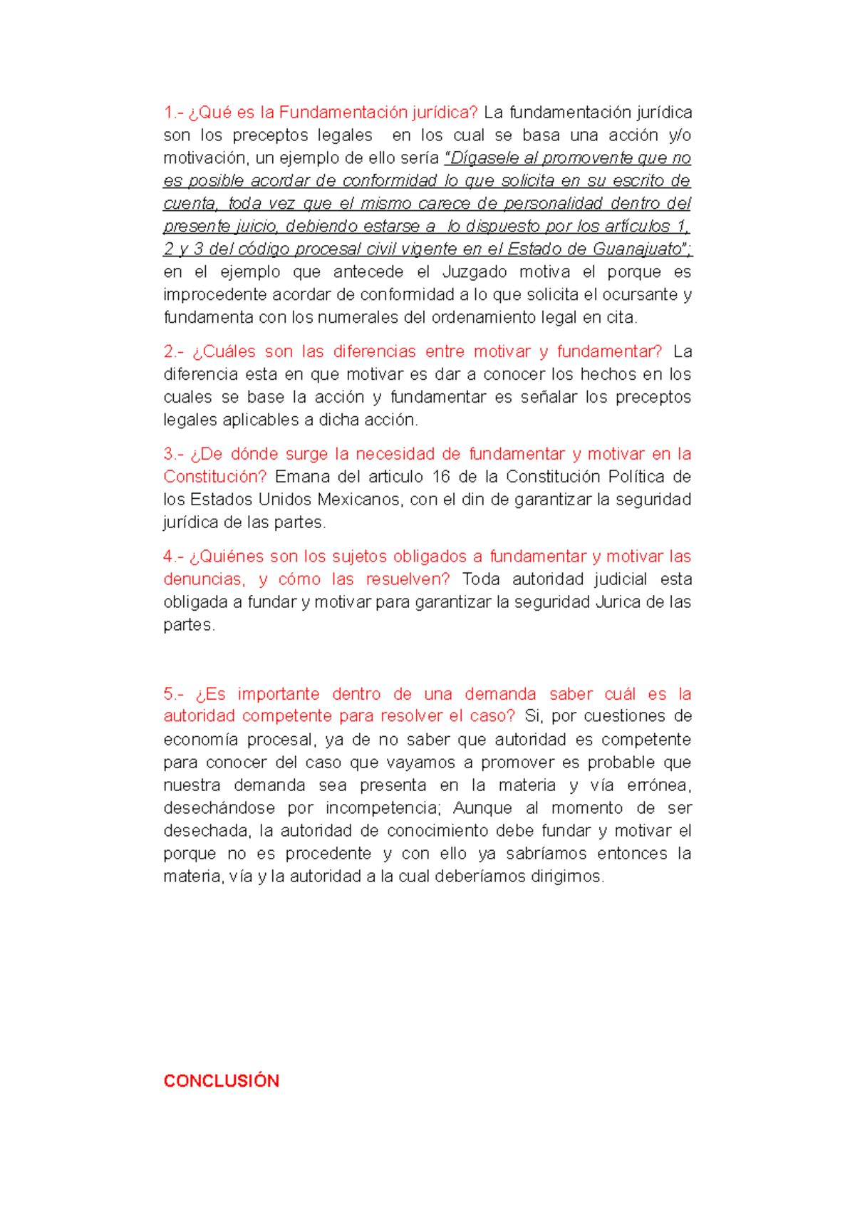 Fundamentacion Y Motivacion Juridica - 1.- ¿Qué Es La Fundamentación ...