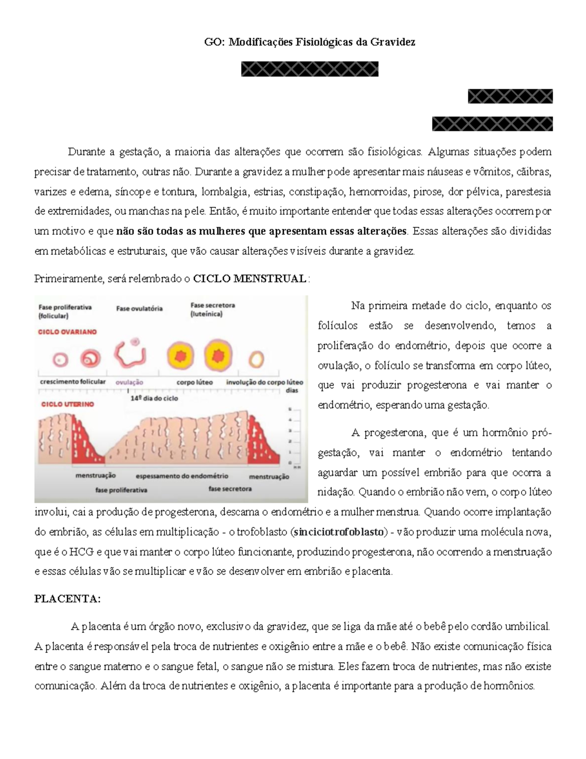 alterações fisiológicas da gravidez (20 04) - GO: Modificações ...