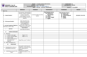 DLL Mapeh 3 Q3 W2 - DLL - GRADES 1 to 12 DAILY LESSON LOG School ...