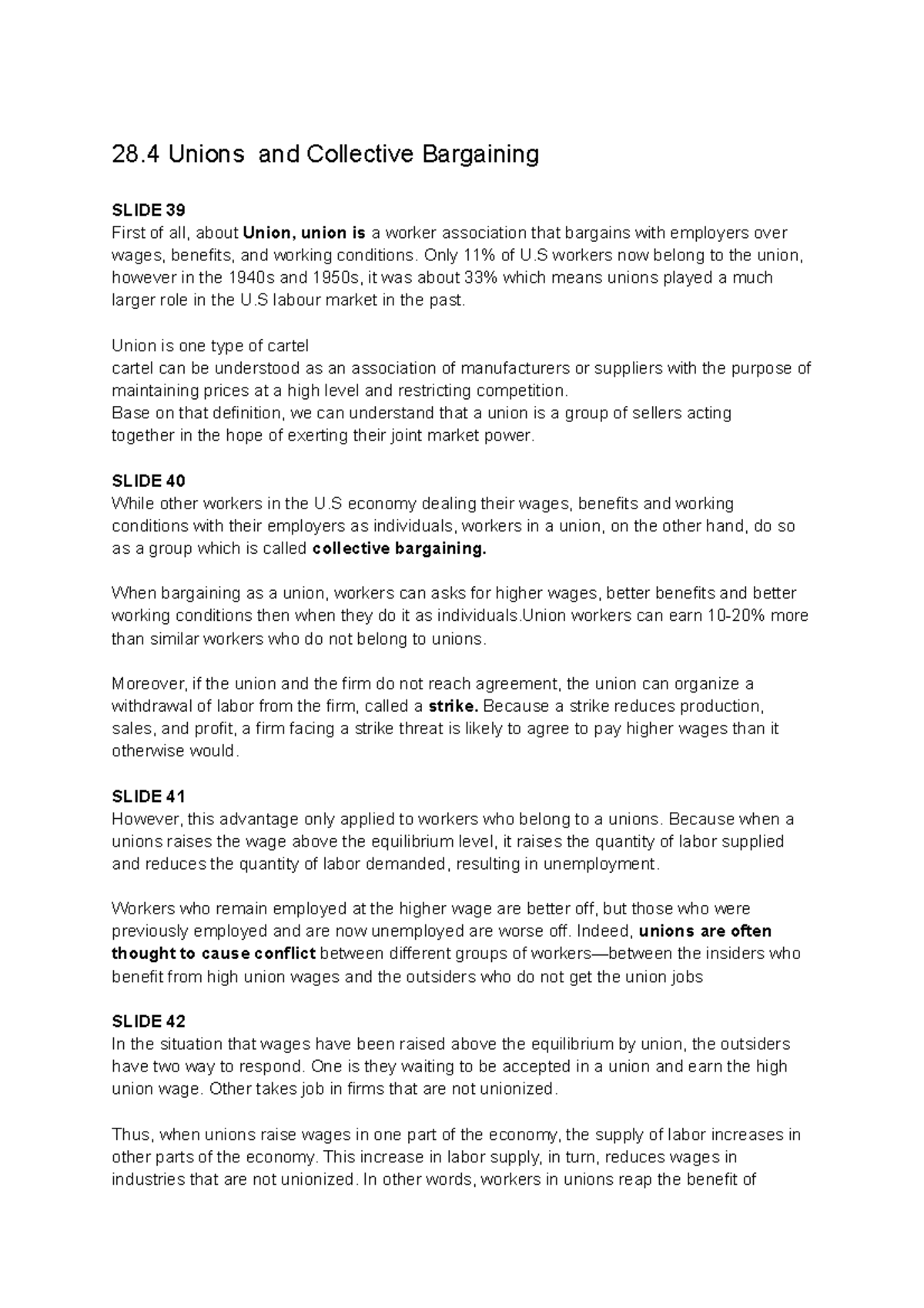 Chapter 28.4 + 28 - No description - 28 Unions and Collective ...