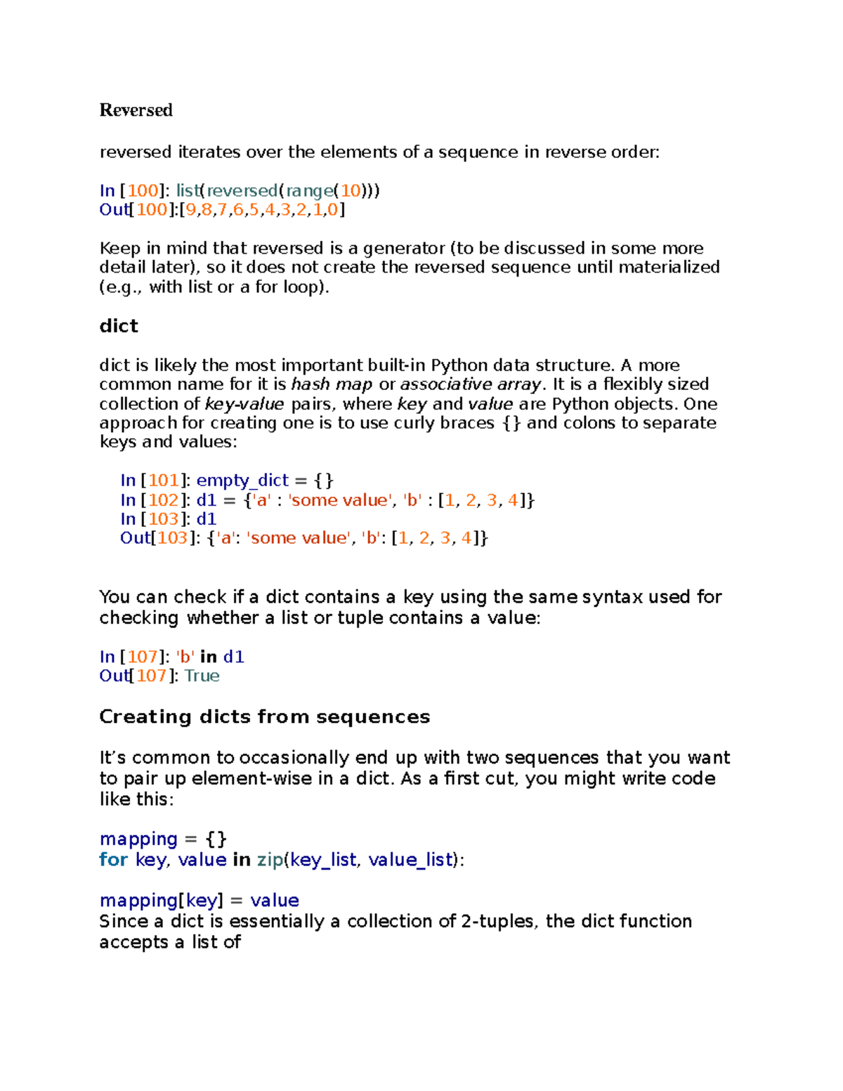 Reversed - Reversed reversed iterates over the elements of a sequence ...