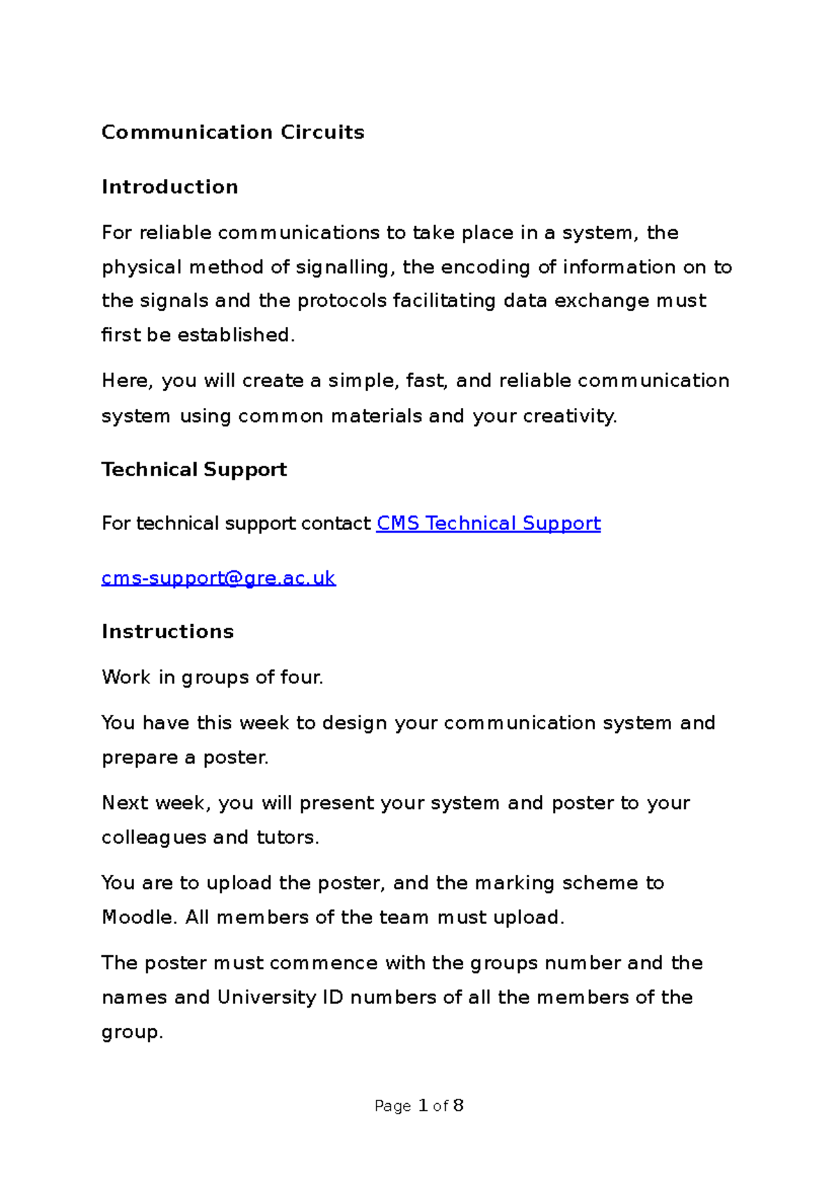 Communication Circuits Communication Circuits Communication Circuits Studocu