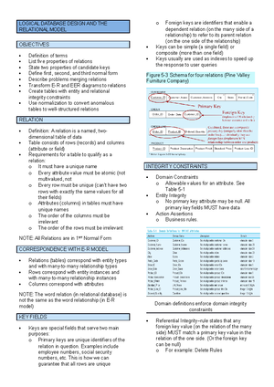 Normalization practice exercises answers - DATABASE DESIGN ...