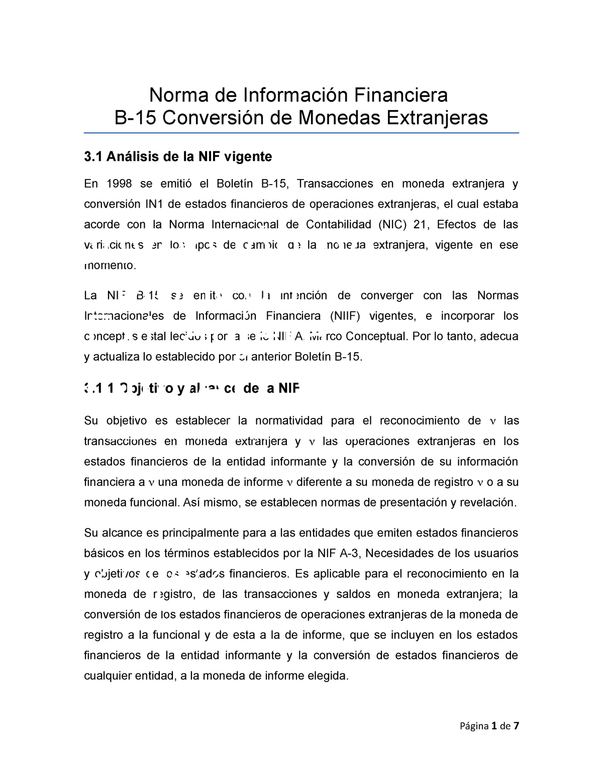 Norma De Información Financiera B-15 Conversión De Monedas Extranjeras ...