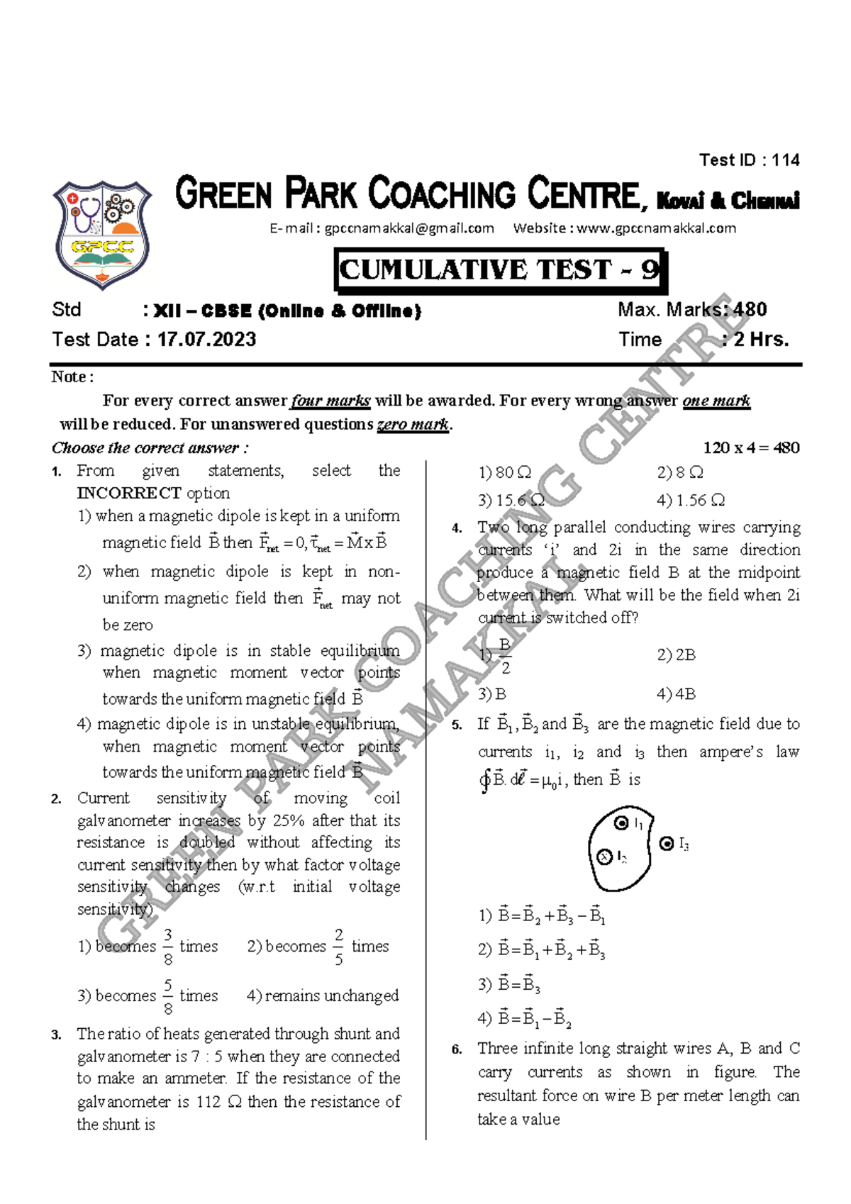 12 Obcum 09 Coing QP - , E- mail : gpccnamakkal@gmail Website ...