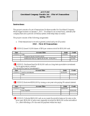 ACCT H - Case Study - First problem: P14-1A On January 1, 2014, Geffrey ...
