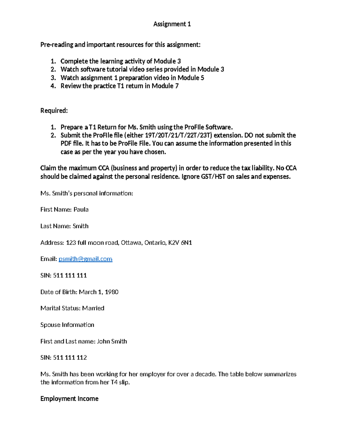 Assignment 1 Updated Dec 2022 - Assignment 1 Pre-reading and important ...