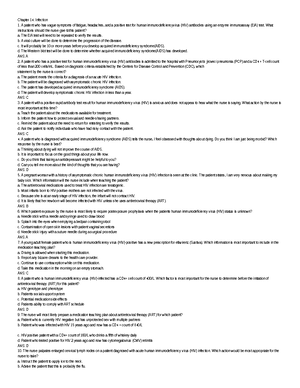 Medsurg QUIZ2 - Medical Surgical study guide - Chapter 13: Immune ...