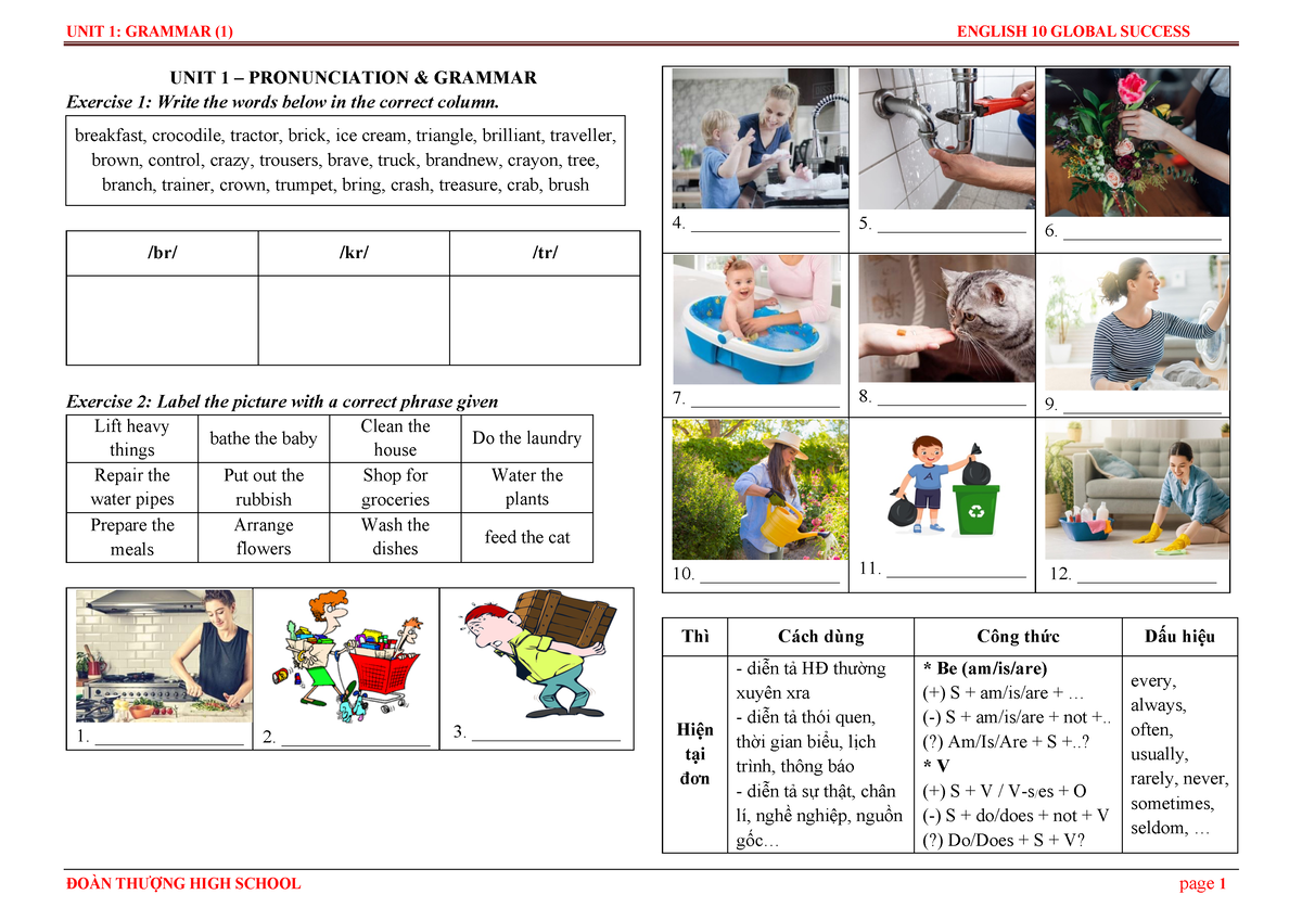 10-u1-grammar-unit-1-pronunciation-grammar-exercise-1-write