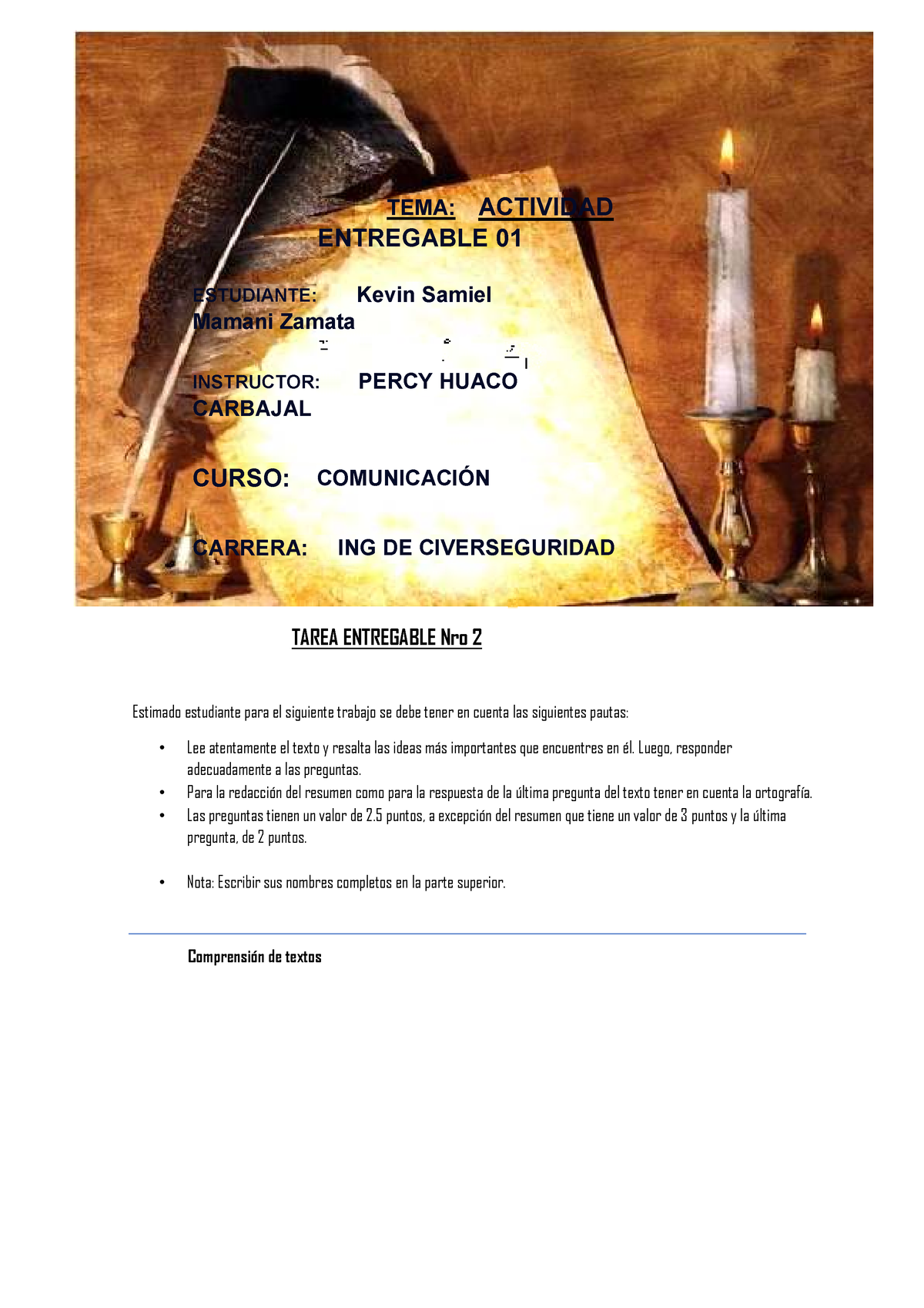 Spsu 867 Actividadentregable 002 Samiel Comunicacion Tarea Entregable