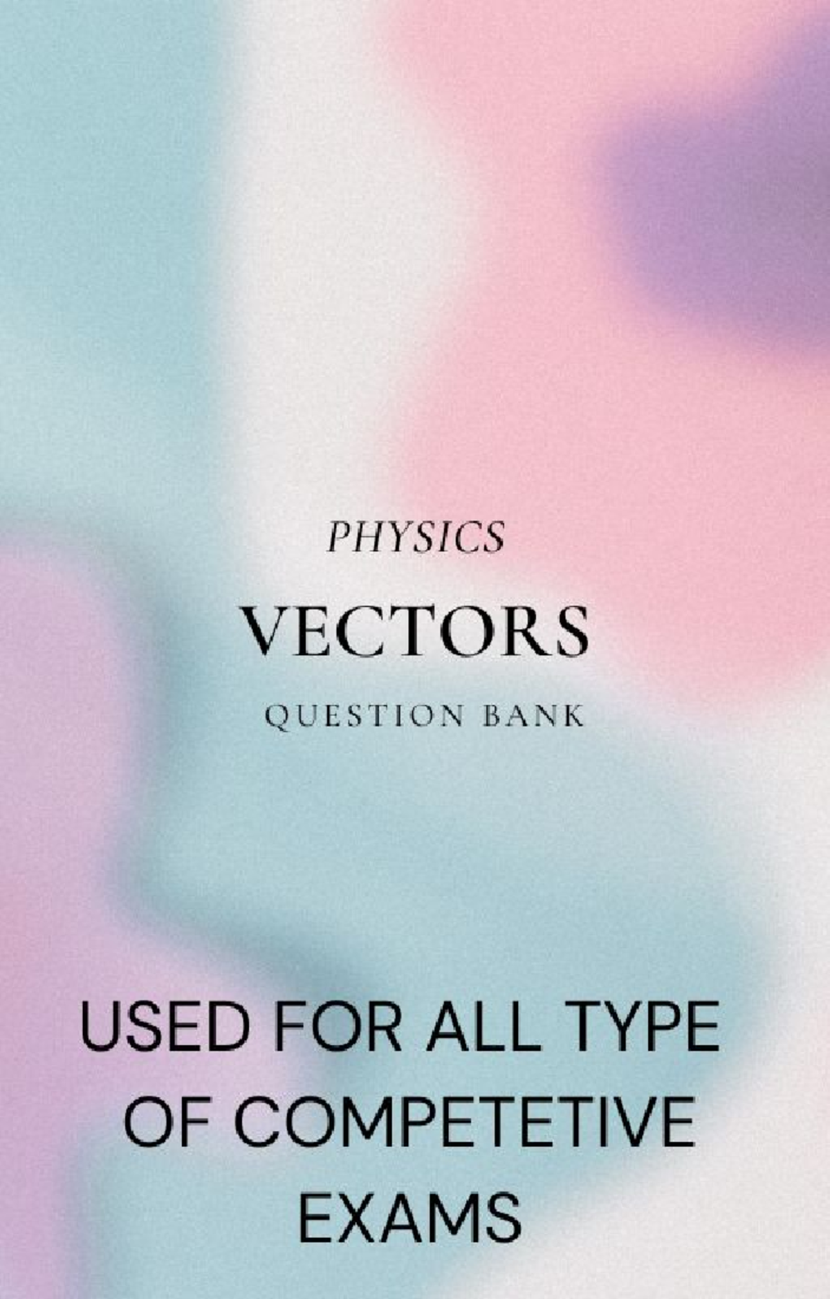 Vectors - This question bank will help in preparing for the class exams ...