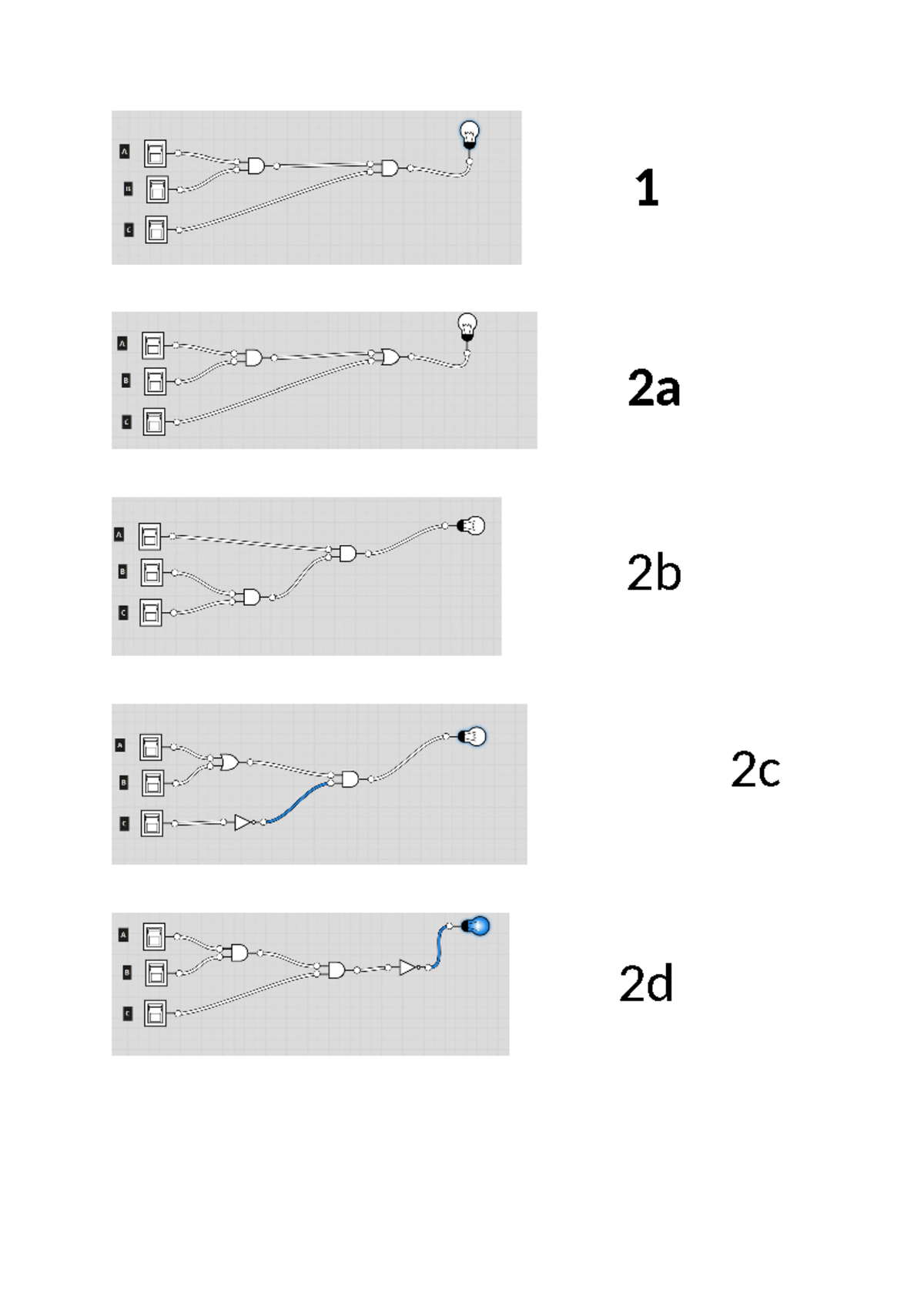 Logic Gates Worksheet Answer - my 1 2a my 2b yy 2c 2d my 1 2a my 2b yy ...