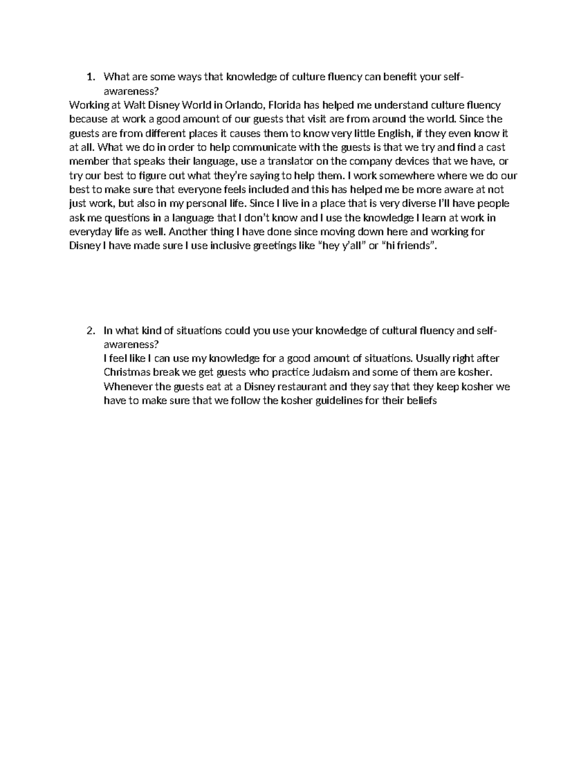 3-1 Discussion - Made an A - What are some ways that knowledge of ...
