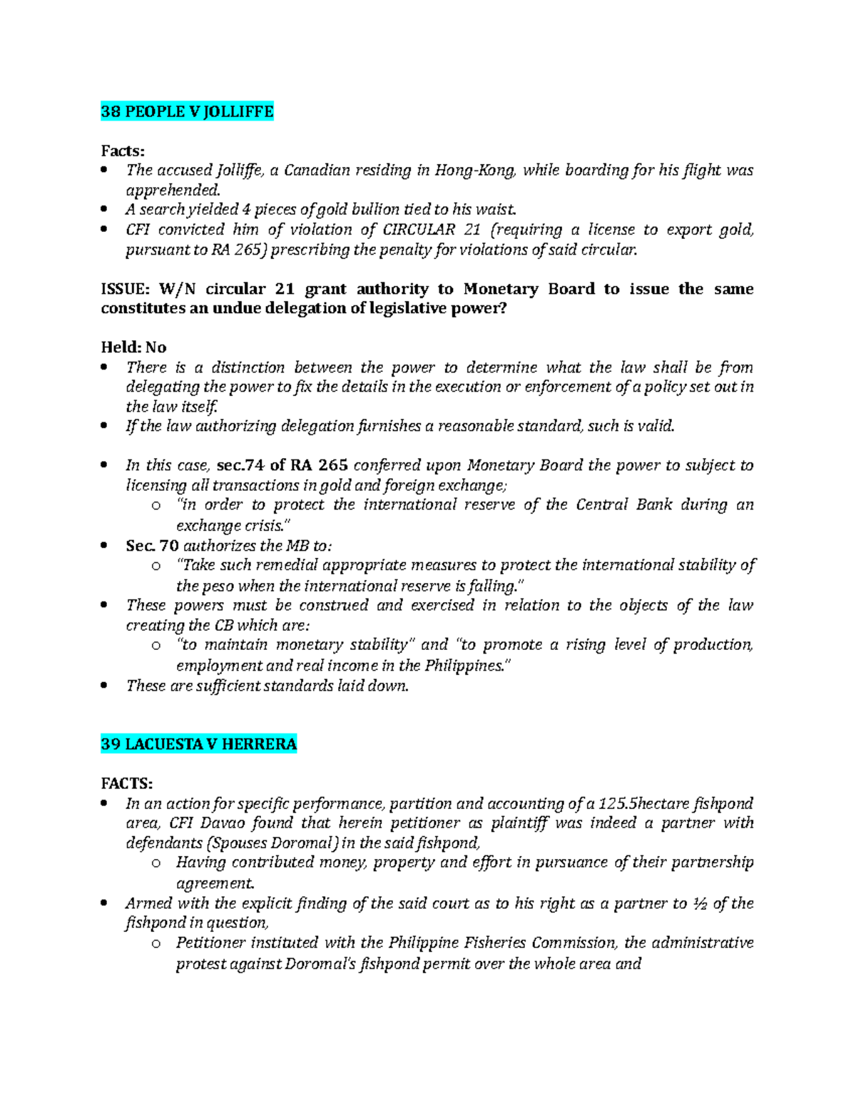 38 People V Jolliffe 4th yr college of law student 38 PEOPLE V