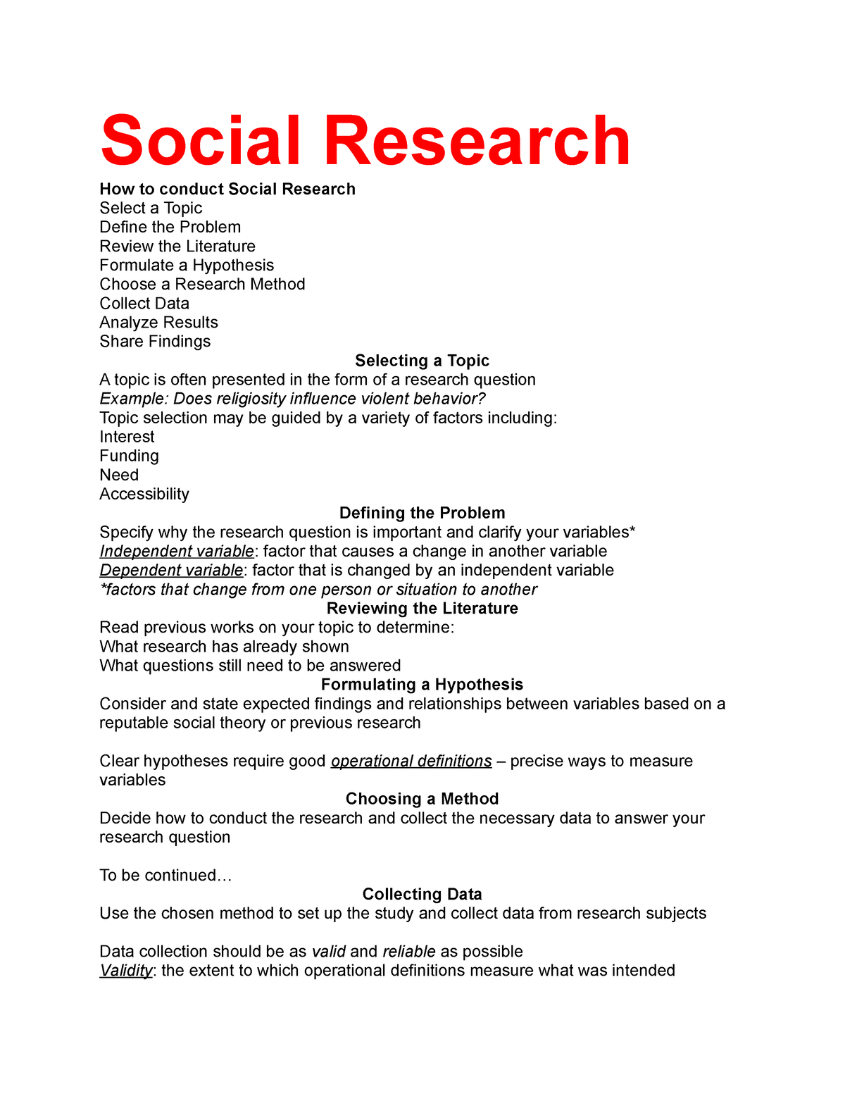 research title about social issues brainly