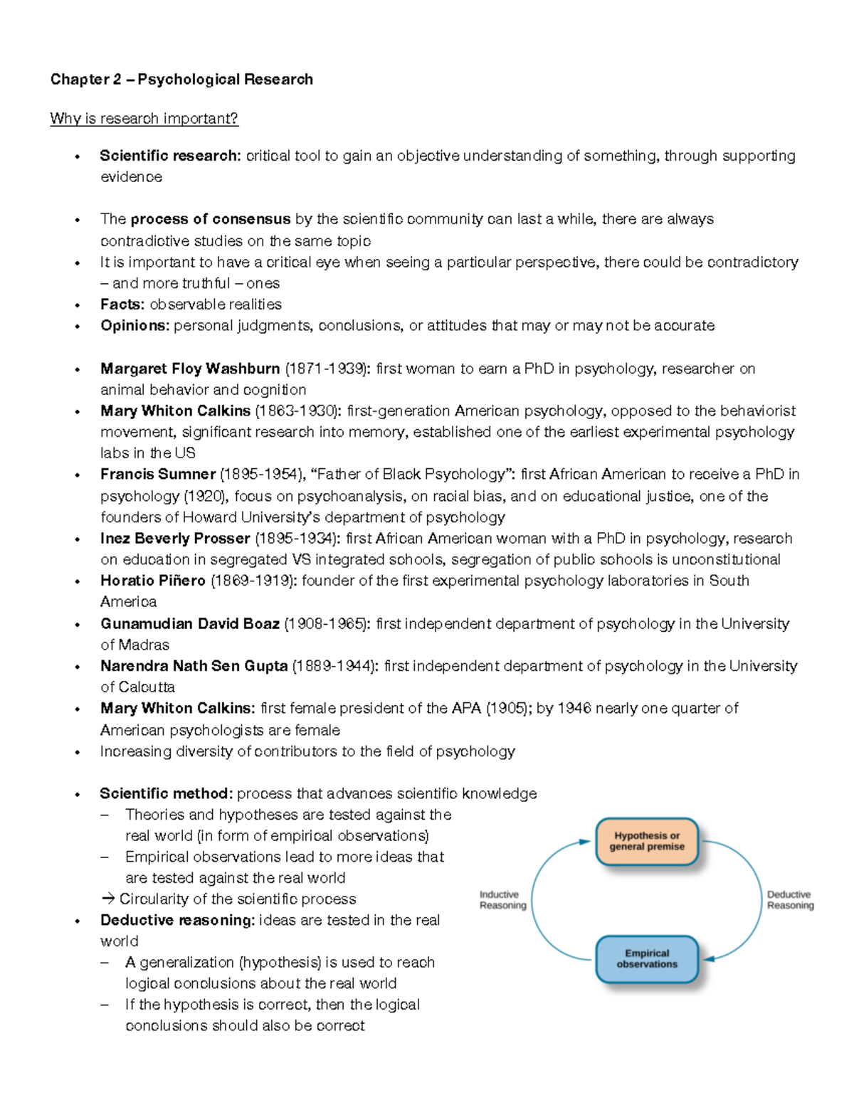 Chapter 2 – Psychological Research - Chapter 2 – Psychological Research ...