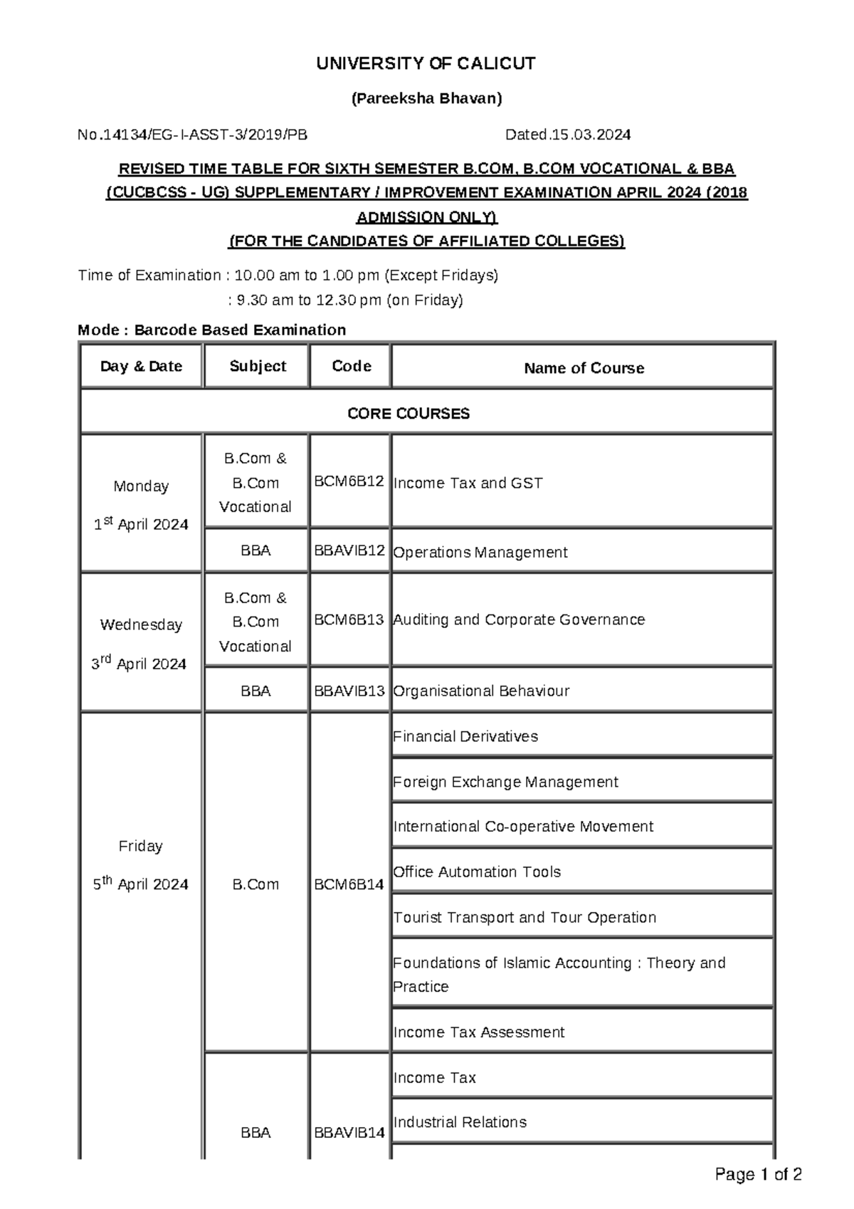 2024-03-15 13 28 34 time9070 - UNIVERSITY OF CALICUT (Pareeksha Bhavan ...