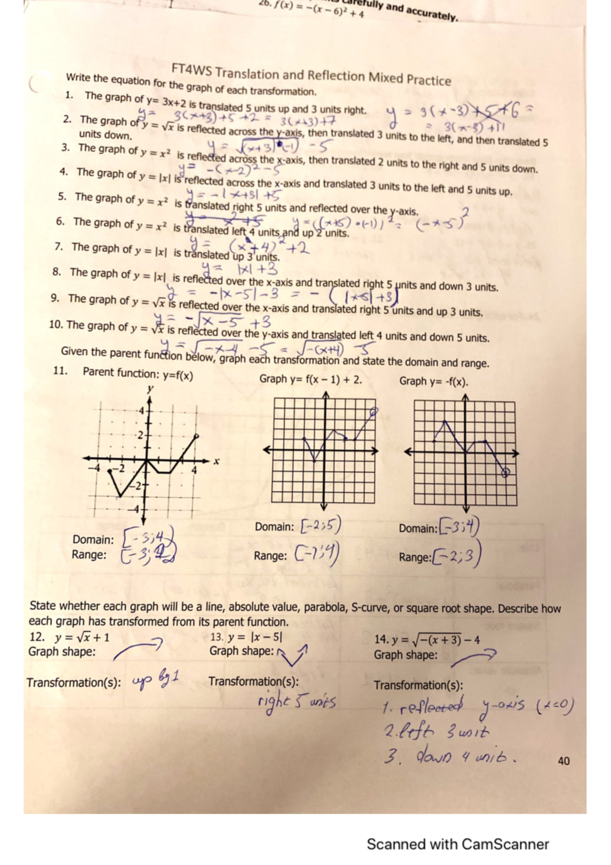 Assignment 9 - MATH 112 - Studocu