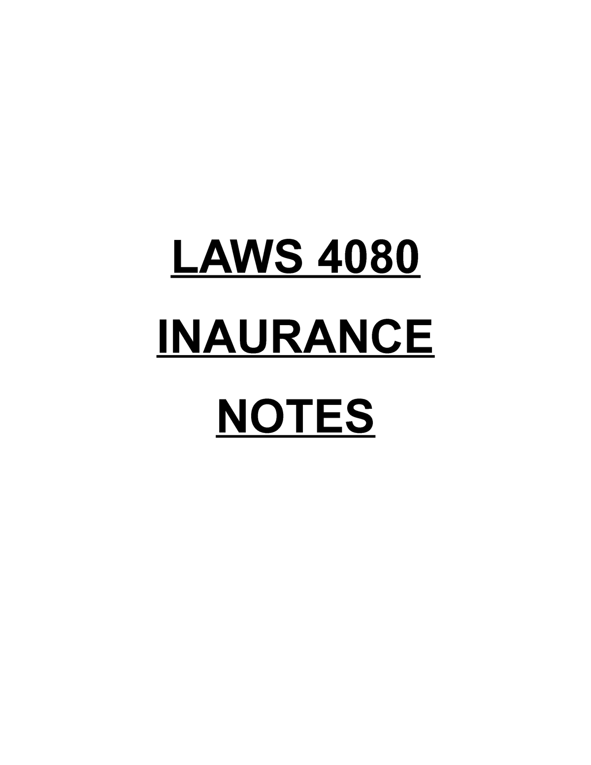 insurance-law-notes-laws-4080-inaurance-notes-index-topic-1-introduction-page-1-6-topic