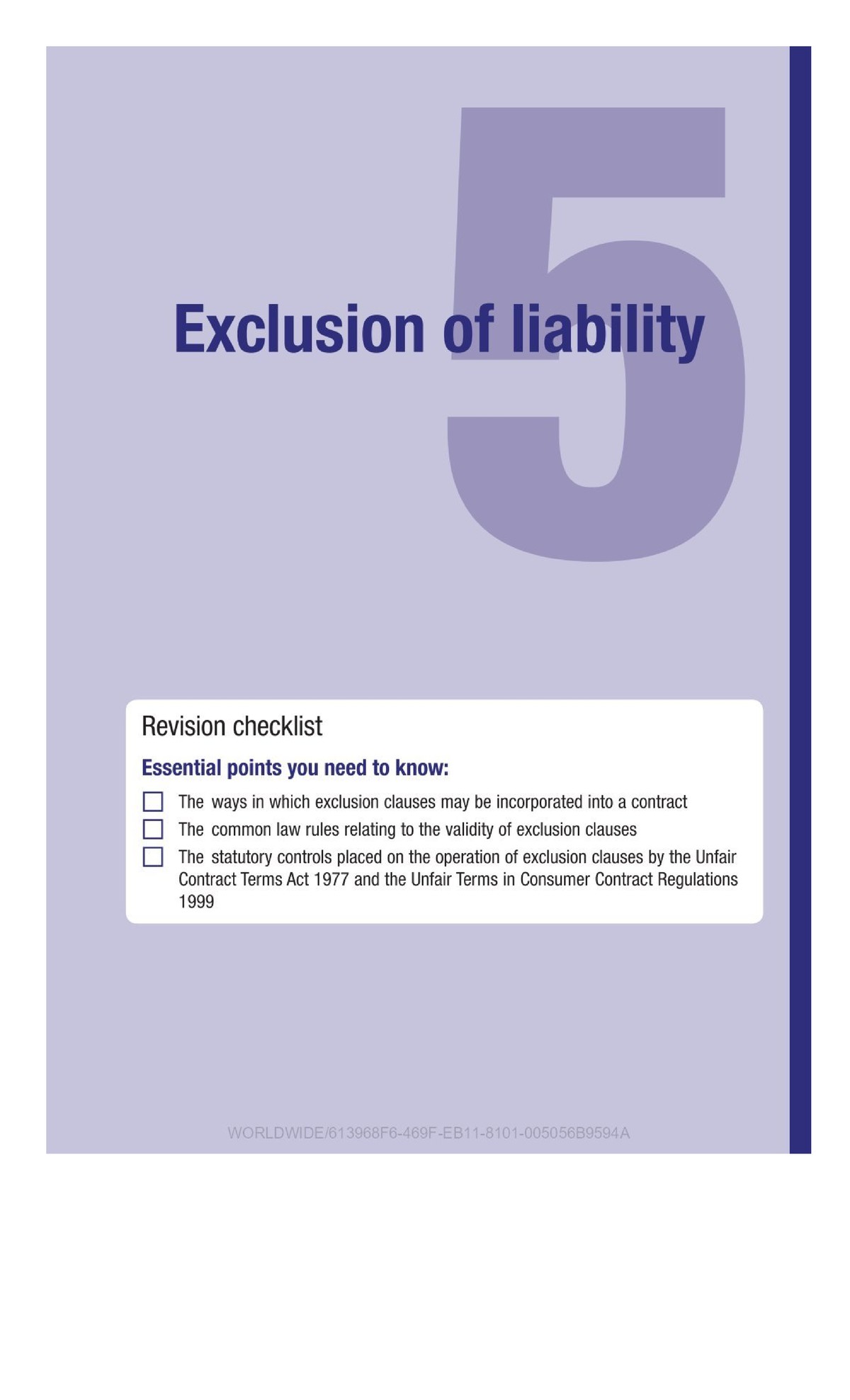 Exclusion Clause Studocu