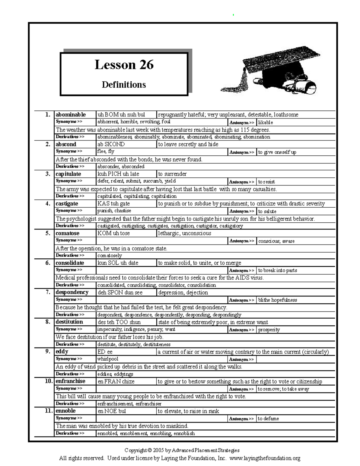 Kami Export - Lesson 26 - ####### Copyright © 2005 by Advanced ...