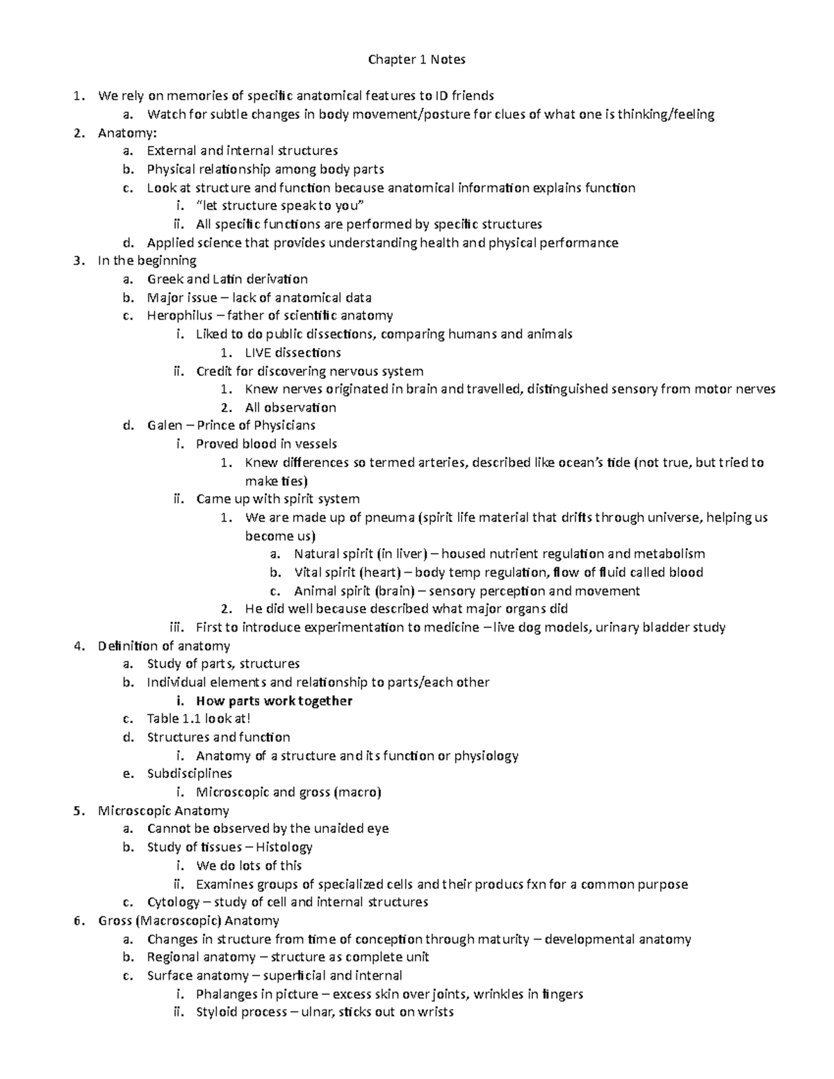 Chapter 1 Notes - Chapter 1 Notes We rely on memories of specific ...