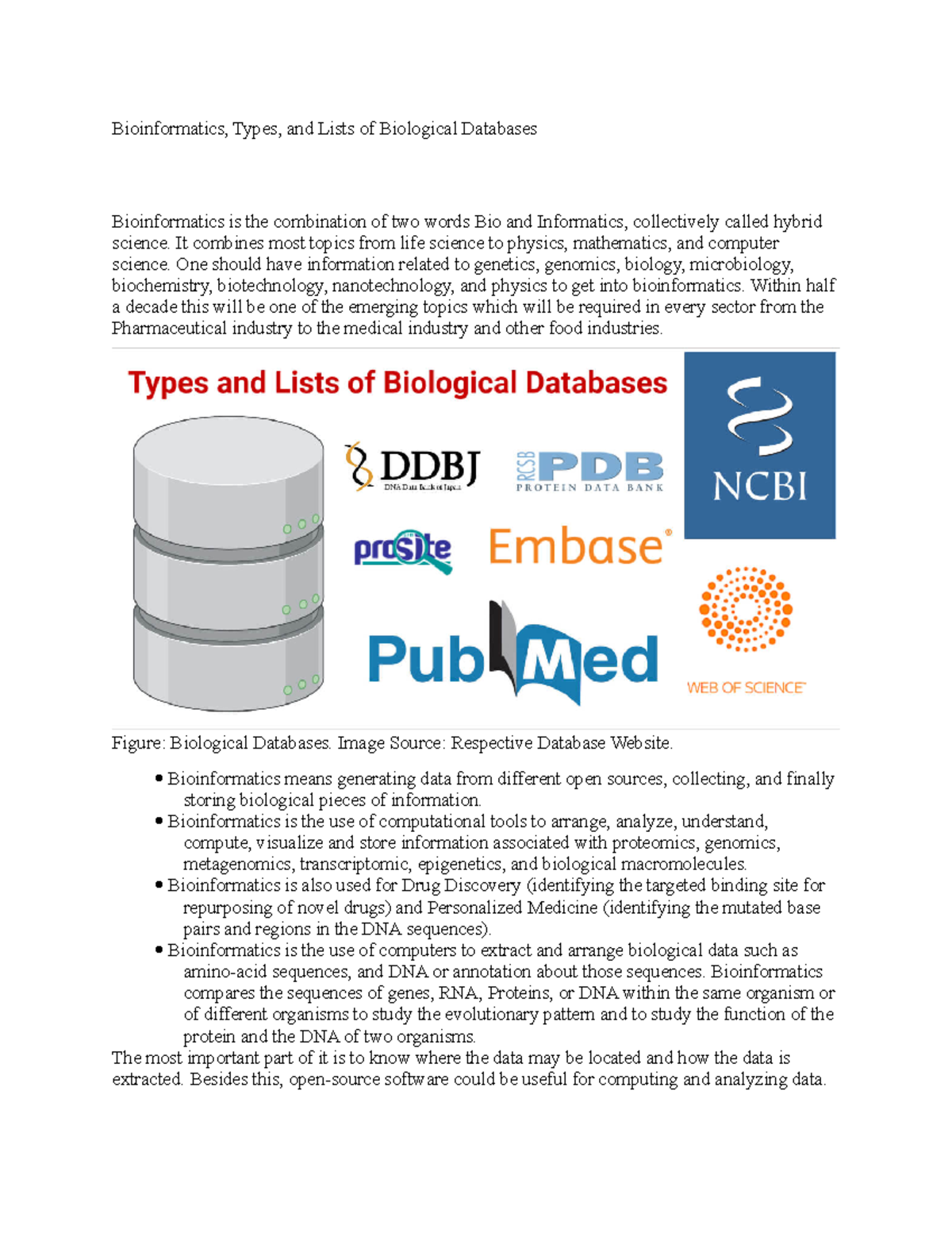 bioinformatics-types-and-lists-of-biological-databases