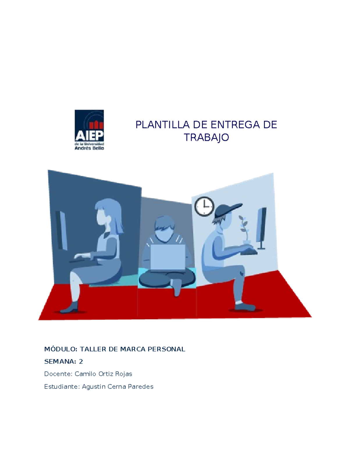 Taller+ Marca+ Personal+ Semana+2+ - PLANTILLA DE ENTREGA DE TRABAJO ...