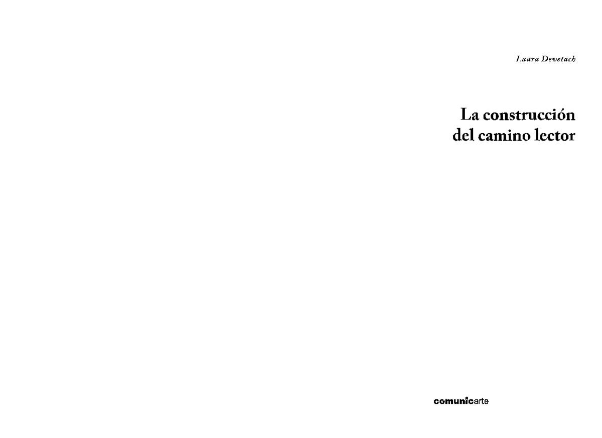 2 Devetach La construccion del camino lector 1748-2 - Sociología de la