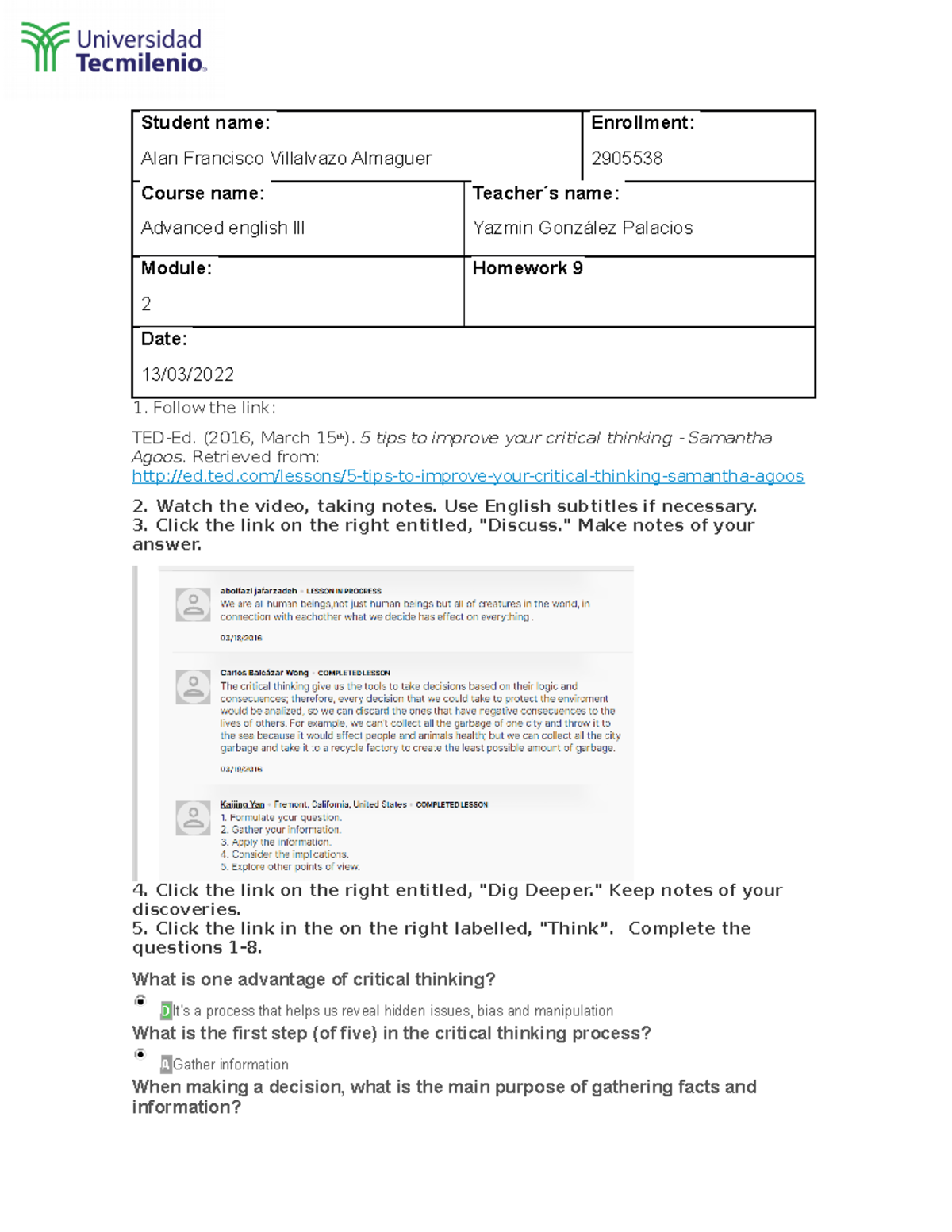 Homework 9 - actividad - Student name: Alan Francisco Villalvazo ...