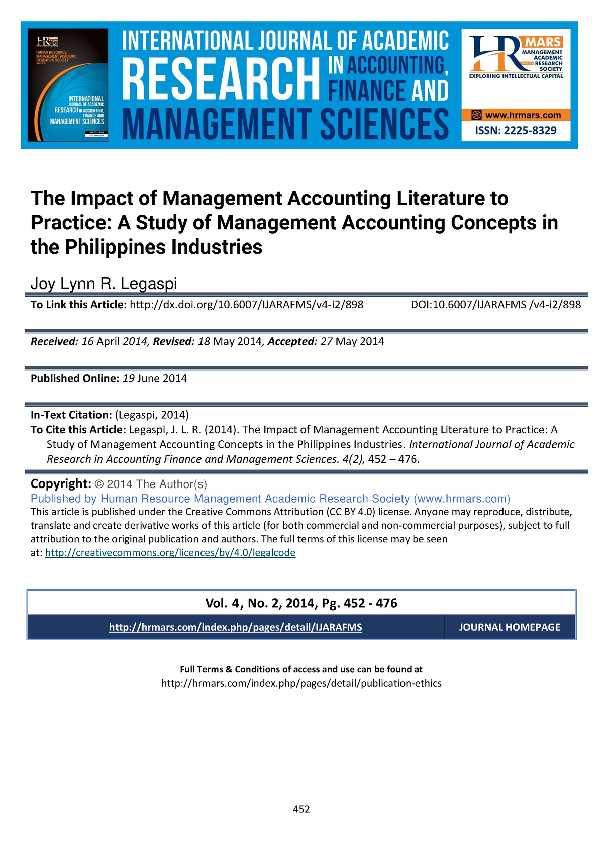 research topic about accounting business and management