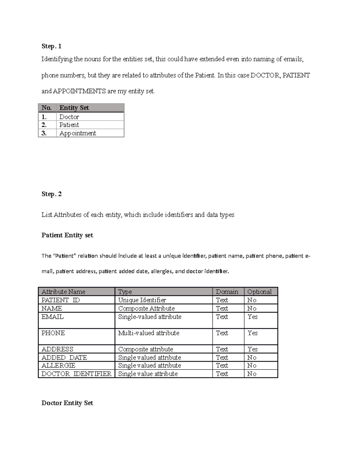 database-assignment-1-step-1-identifying-the-nouns-for-the-entities