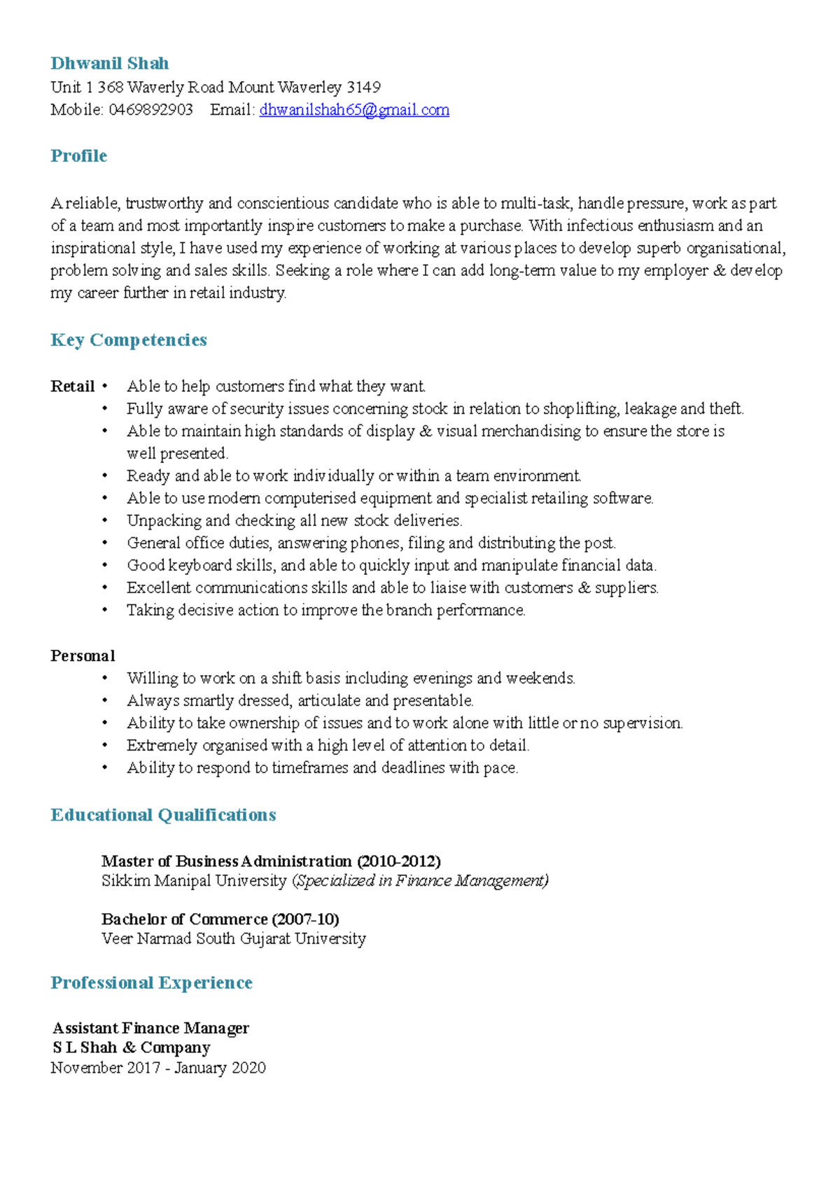 Learning Reflection report of Object Oriented Programming - Dhwanil ...