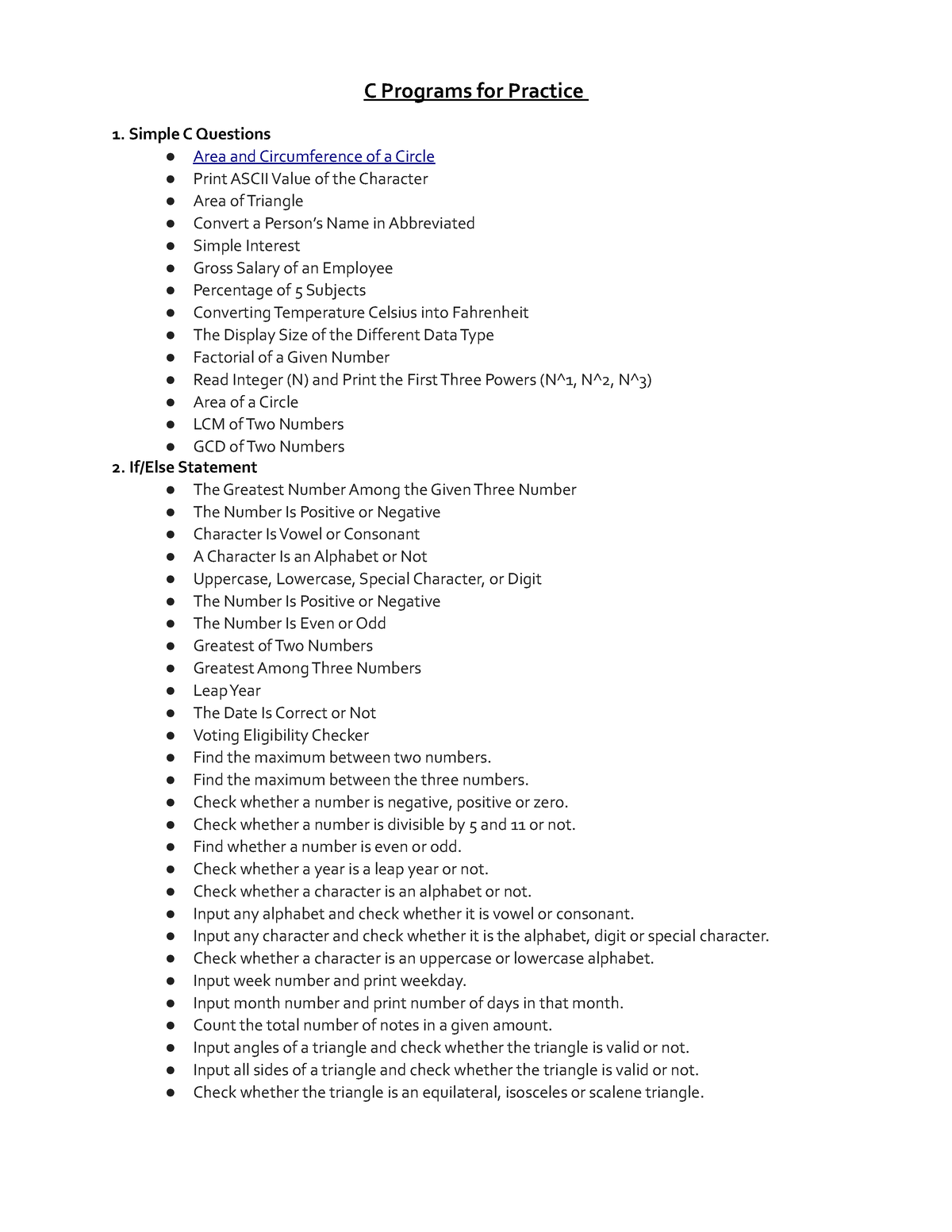 c-programs-for-practice-simple-c-questions-area-and-circumference-of