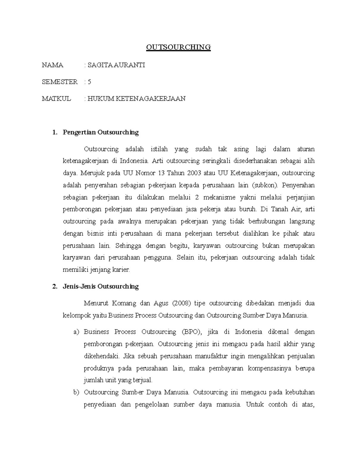 makalah-sagita-outsourching-outsourching-nama-sagita-auranti