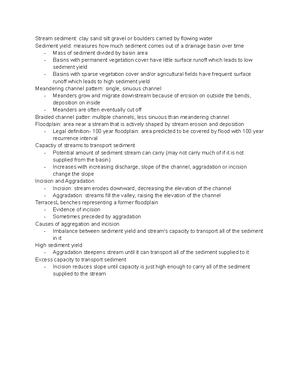 Infiltration, Runoff, and Soil Erosion - Infiltration: movement of ...