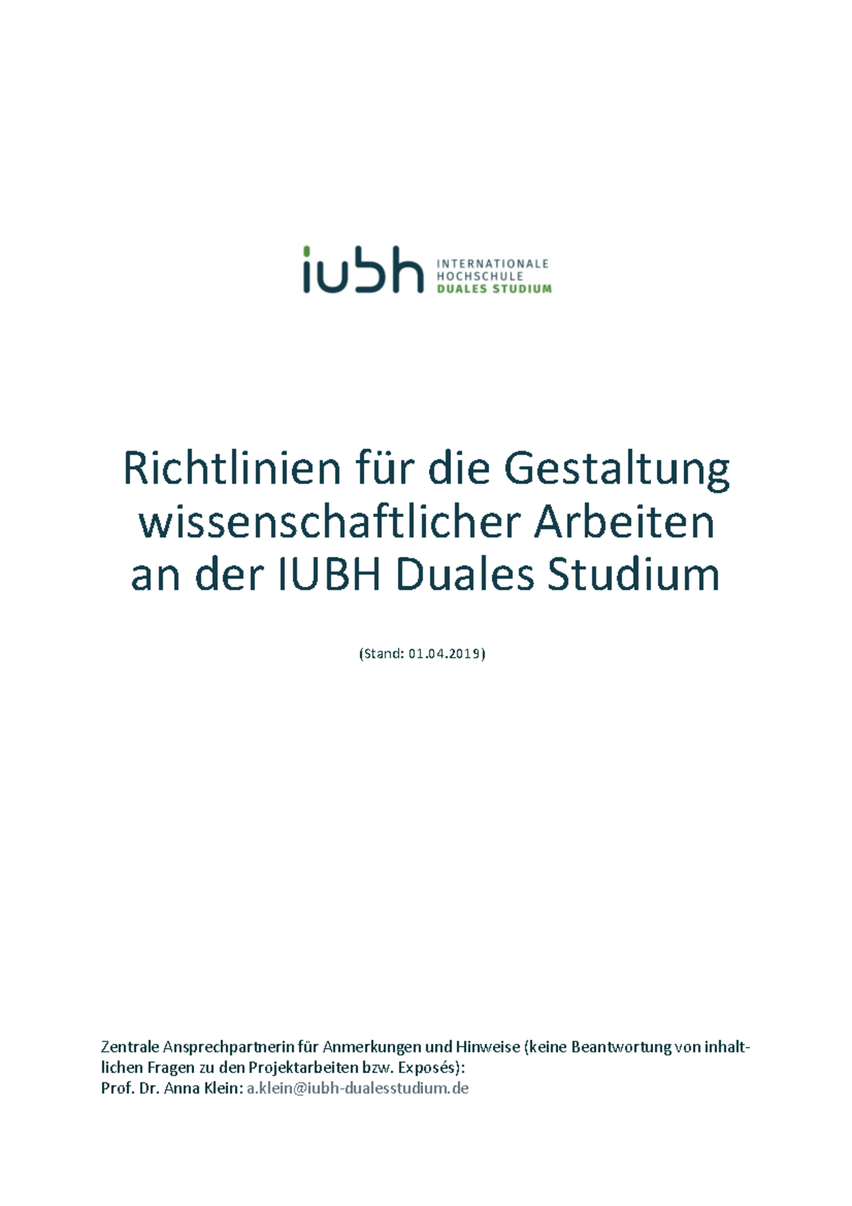 Richtlinien Wissenschaftliches Arbeiten Warning Tt Undefined