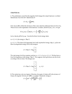 Ch14 - Quantum Physics - Stephen Gasiorowicz (Manual Solutions ...