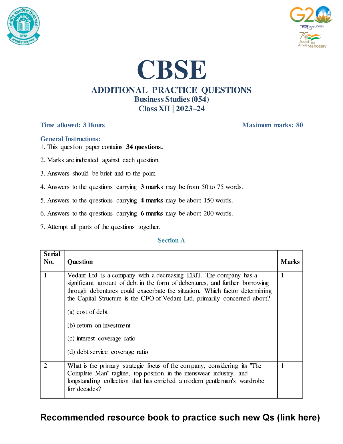 business studies case study grade 12 2023 term 3