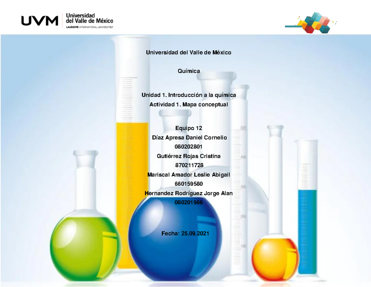 A1 DADC A1 actibvidad 1 quimica Química Universidad del Valle de