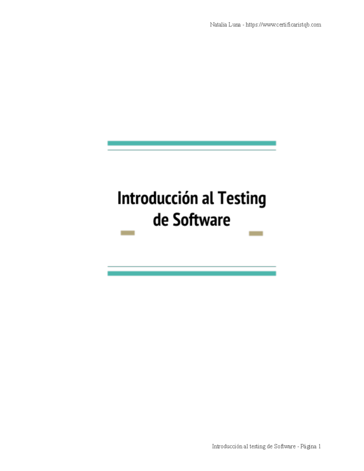 Introduccion+al+Software+Testing+-+Resumen - Copy - Qué es el testing 1 ...